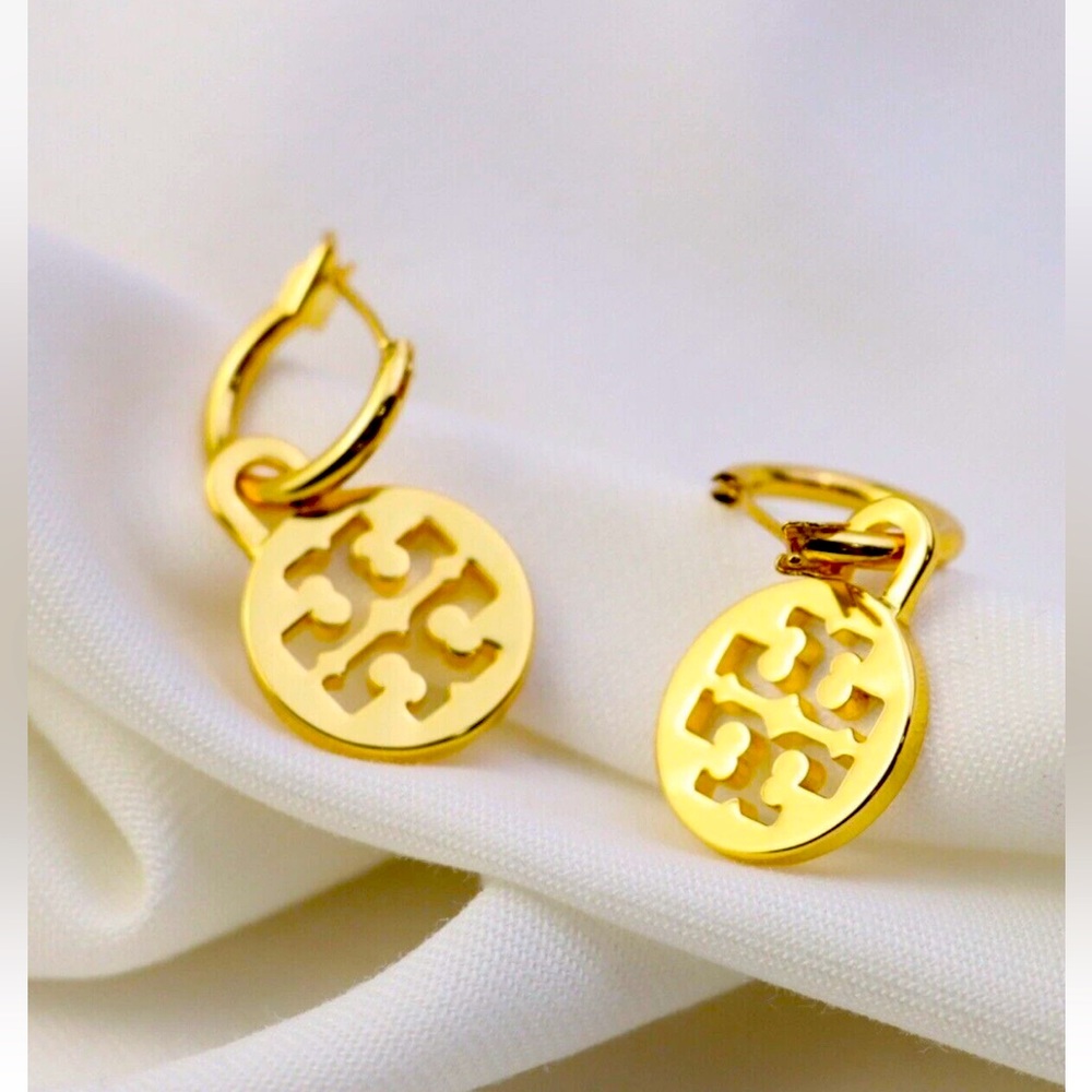 Tory Burch Gold Drop Earrings